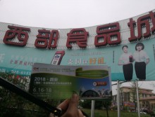 遛紙小分隊在成都合力達食品城宣傳西安展會 (50)